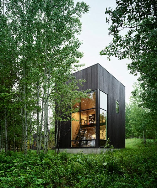 CLB architects scatters ShineMaker retreat compound at the base of wyoming's tetons
