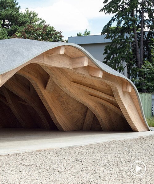 VUILD's parametric sculpture emerges as an open laboratory at tokyo university